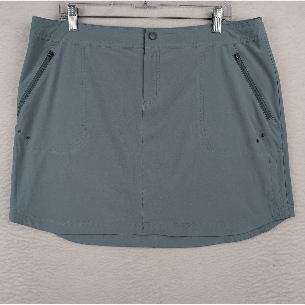 Title Nine Rogue Skort Women's Size 14 Blue Lined Stretch Golf Hiking Outdoor